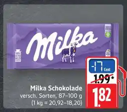 Scheck-in-Center MILKA Schokolade Angebot