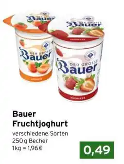 CAP Markt Bauer Fruchtjoghurt Angebot