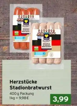 CAP Markt Herzstücke Stadionbratwurst Angebot