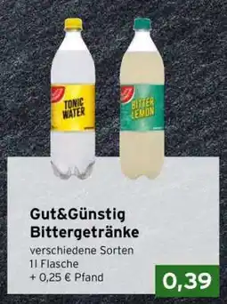 CAP Markt Gut&Günstig Bittergetränke Angebot