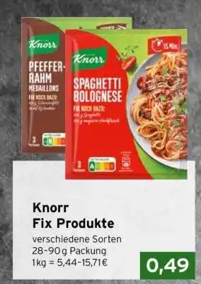 CAP Markt Knorr Fix Produkte Angebot