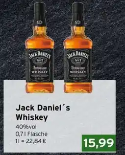 CAP Markt Jack Daniel´s Whiskey Angebot