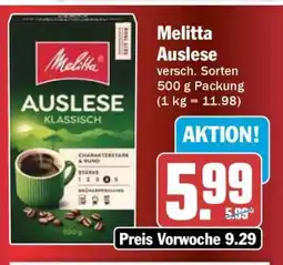 HIT Melitta Auslese Angebot