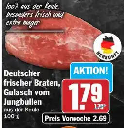HIT Deutscher frischer Braten, Gulasch vom Jungbullen Angebot