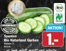 HIT Spanien Bio Naturland Gurken Angebot