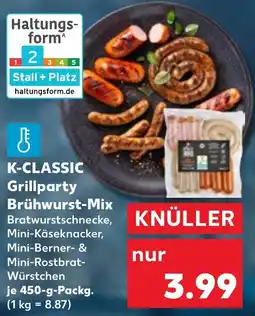 Kaufland K-CLASSIC Grillparty Brühwurst-Mix Angebot