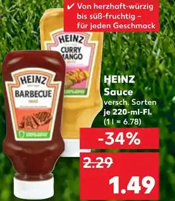 Kaufland HEINZ Sauce Angebot