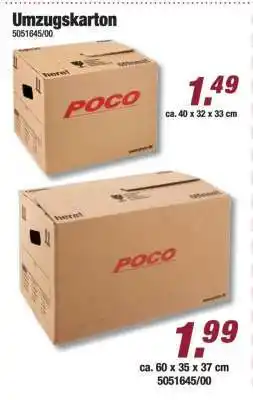 Poco Umzugskarton Angebot