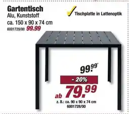 Poco Gartentisch Angebot