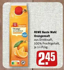 nahkauf REWE Beste Wahl Orangensaft Angebot