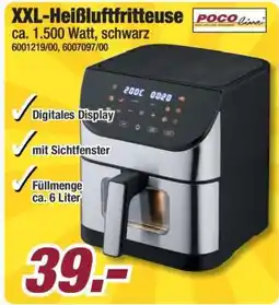 Poco XXL- Heißluftfritteuse Angebot