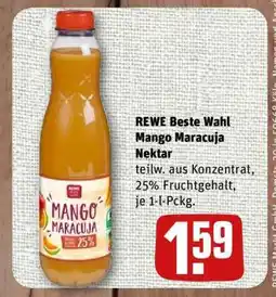 nahkauf REWE Beste Wahl Mango Maracuja Nektar Angebot