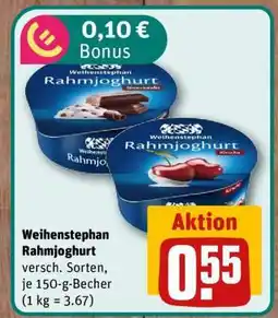 nahkauf WEIHENSTEPHAN Rahmjoghurt Angebot