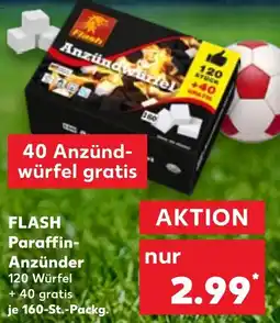 Kaufland FLASH Paraffin- Anzünder Angebot