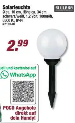Poco Solarleuchte Angebot