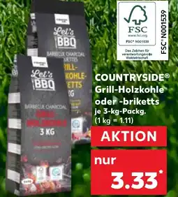 Kaufland COUNTRYSIDE Grill-Holzkohle oder -briketts Angebot