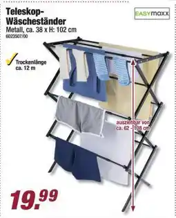 Poco Teleskop-Wäscheständer Angebot