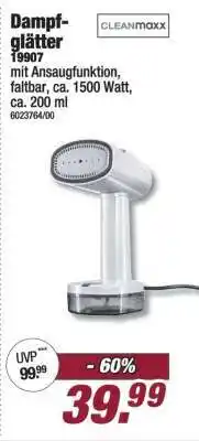 Poco Dampfglätter 19907 Angebot