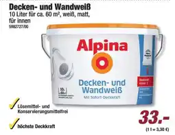 Poco Alpina Decken- und Wandweiß Angebot