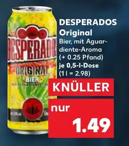 Kaufland DESPERADOS Original Angebot