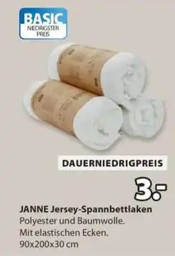 Jysk JANNE Jersey-Spannbettlaken Angebot