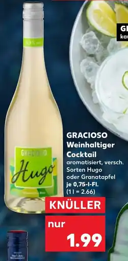 Kaufland GRACIONO Weinhaltiger Cocktail Angebot