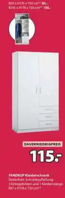 Jysk FANDRUP Kleiderschrank Angebot