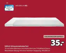 Jysk HASLA Schaummatratze fest Angebot