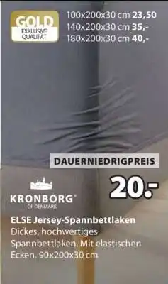 Jysk ELSE Jersey-Spannbettlaken Angebot
