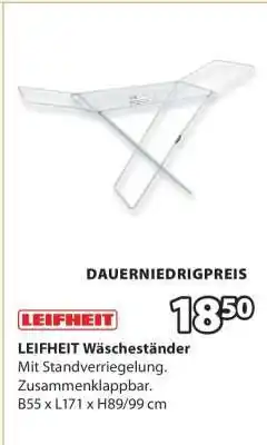 Jysk Leifheit Wäscheständer Angebot