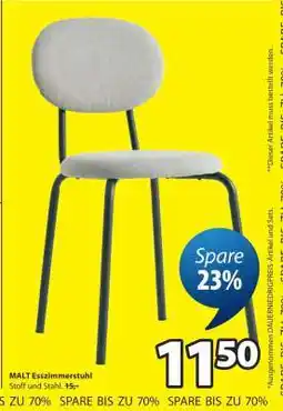 Jysk MALT Esszimmerstuhl Angebot