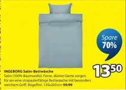 Jysk INGEBORG Satin-Bettwäsche Angebot