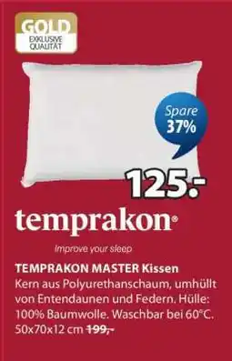 Jysk TEMPRAKON MASTER Kissen Angebot
