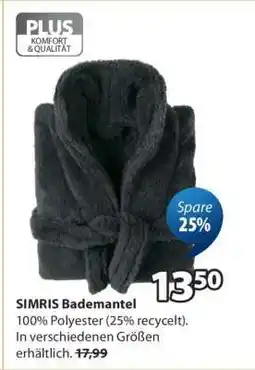 Jysk SIMRIS Bademantel Angebot
