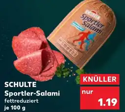 Kaufland SCHULTE Sportler-Salami Angebot