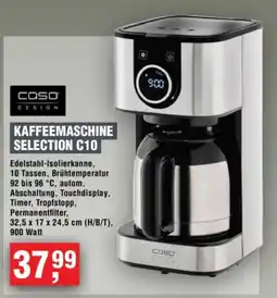 Handelshof CASO DESIGN KAFFEEMASCHINE SELECTION C10 Angebot
