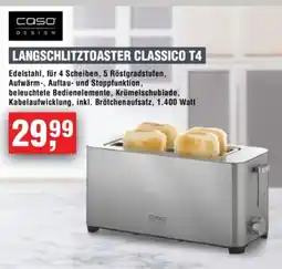 Handelshof CASO DESIGN LANGSCHLITZTOASTER CLASSICO T4 Angebot