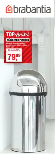 Handelshof brabantia MÜLLEIMER PUSH BIN Angebot
