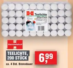 Handelshof Handelshof Teelichte 200er-Pack Angebot