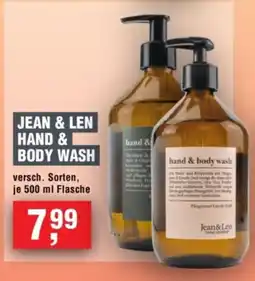Handelshof JEAN & LEN HAND & BODY WASH Angebot