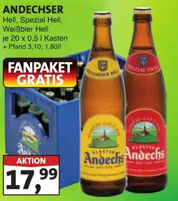 Lösch Depot ANDECHSER Hell, Spezial Hell, Weißbier Hell Angebot