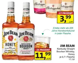 Lösch Depot JIM BEAM Kentucky Straight Bourbon Whiskey, Honey Angebot