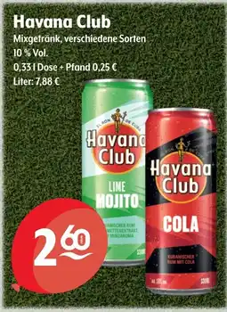 Getränke Hoffmann Havana Club Mixgetränk Angebot