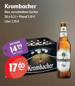 Getränke Hoffmann Krombacher Bie Angebot