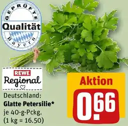 REWE Glatte Petersilie Angebot