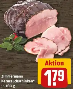 REWE Zimmermann Kernrauchschinken Angebot