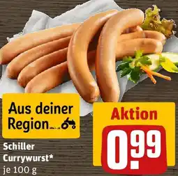 REWE Schiller Currywurst Angebot
