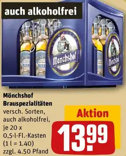 REWE Mönchshof Brauspezialitäten Angebot