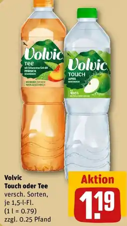 REWE Volvic Touch oder Tee Angebot