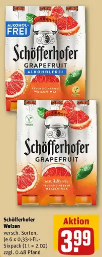 REWE Schöfferhofer Weizen Angebot